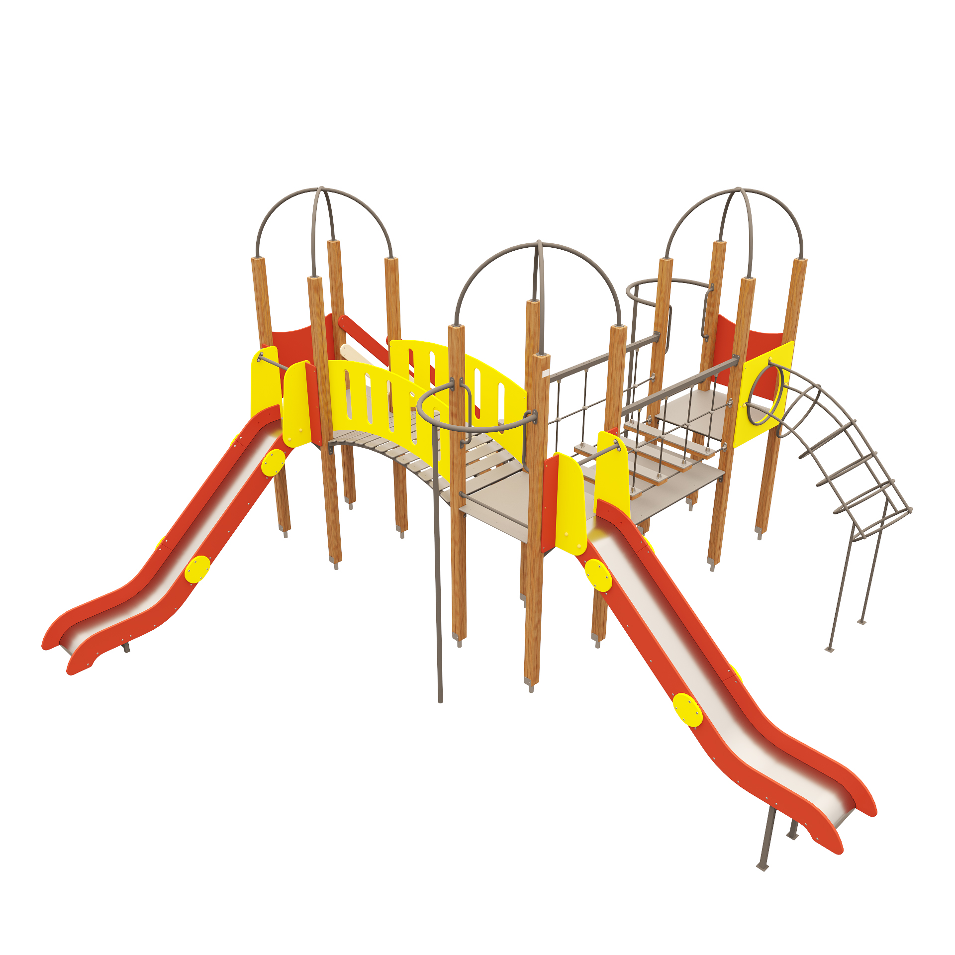 Игровой комплекс красно-желтый маф